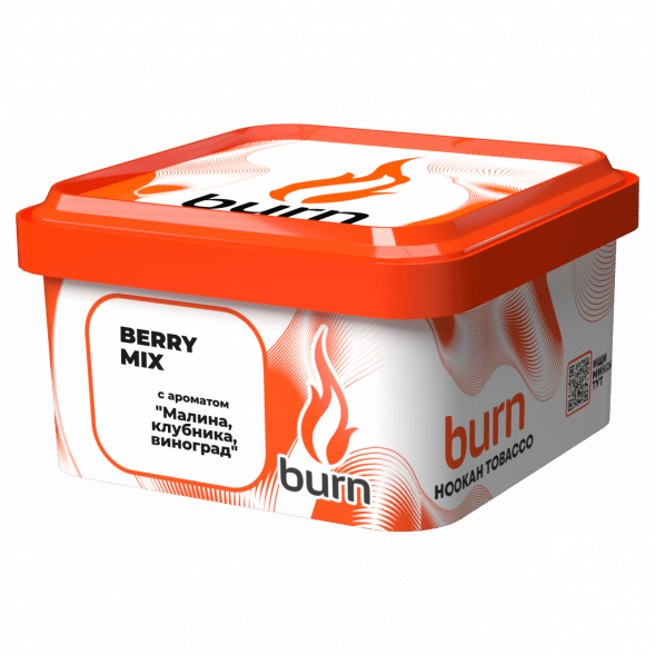 Табак Burn - Berry Mix (Ягодный Микс, 200 грамм) купить в Челябинске