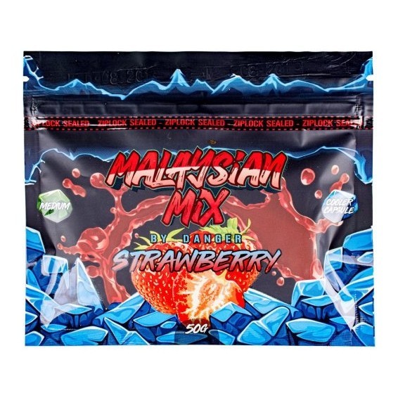 Смесь Malaysian Mix Medium - Strawberry (Клубника, 50 грамм) купить в Челябинске