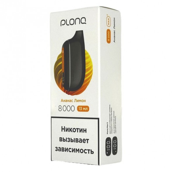 PLONQ MAX SMART - Ананас Лимон (8000 затяжек) купить в Челябинске