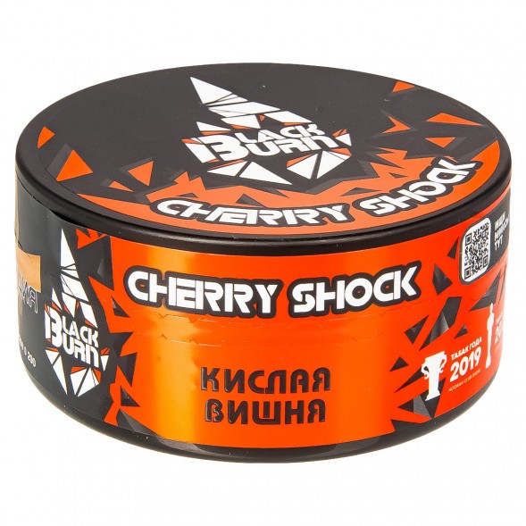 Табак BlackBurn - Cherry Shock (Кислая Вишня, 100 грамм) купить в Челябинске