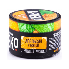 Смесь Brusko Medium - Апельсин с Мятой (50 грамм) купить в Челябинске