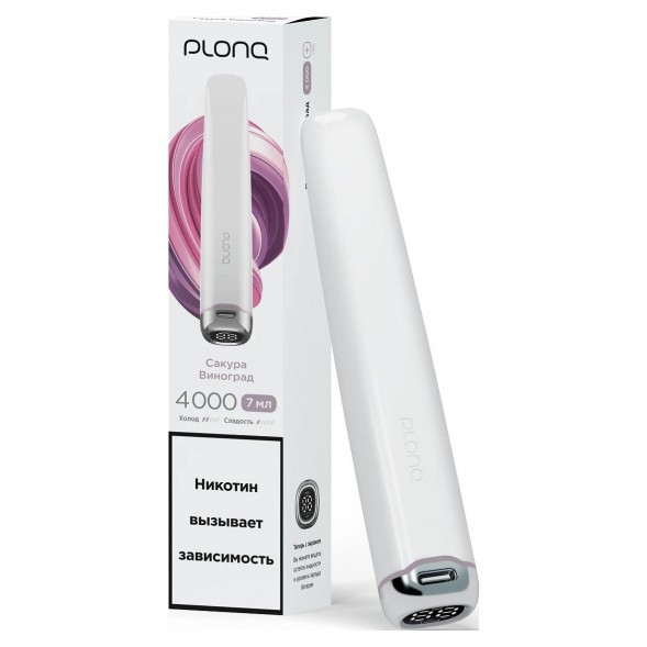 PLONQ PLUS PRO - Сакура Виноград (4000 затяжек) купить в Челябинске