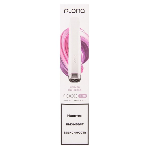 PLONQ PLUS PRO - Сакура Виноград (4000 затяжек) купить в Челябинске