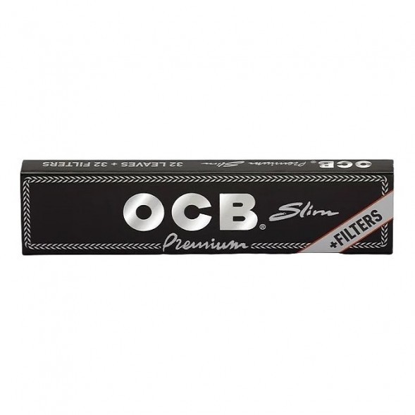 Бумага для самокруток OCB - SLIM Premium +FILTERS (32 штуки) купить в Челябинске