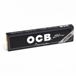 Бумага для самокруток OCB - SLIM Premium +FILTERS (32 штуки)