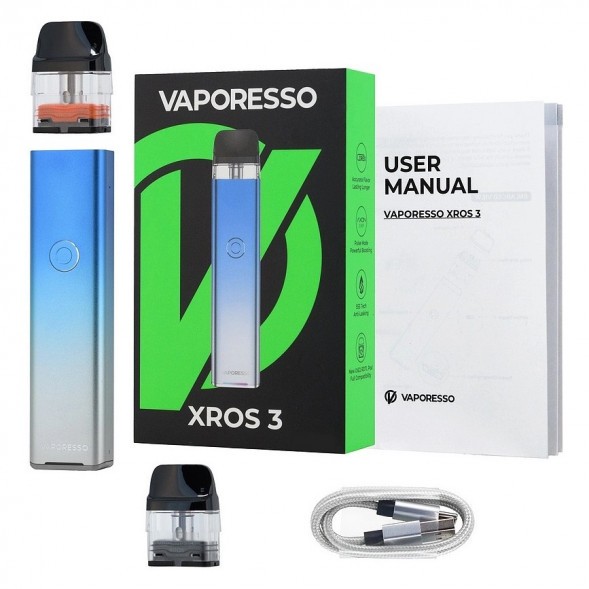 Электронная сигарета Vaporesso XROS 3 - Sky Blue купить в Челябинске