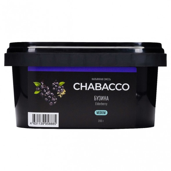 Смесь Chabacco MEDIUM - Elderberry (Бузина, 200 грамм) купить в Челябинске