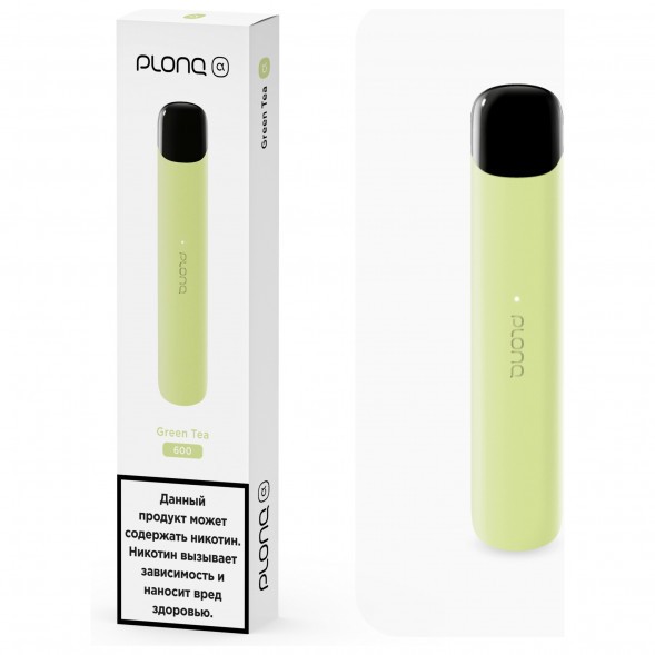 PLONQ ALPHA - Зелёный Чай (600 затяжек) купить в Челябинске